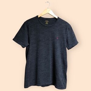 POLO Ralph Lauren Custom Fit Short Sleeved T-shirt Heather Grey MENS Large